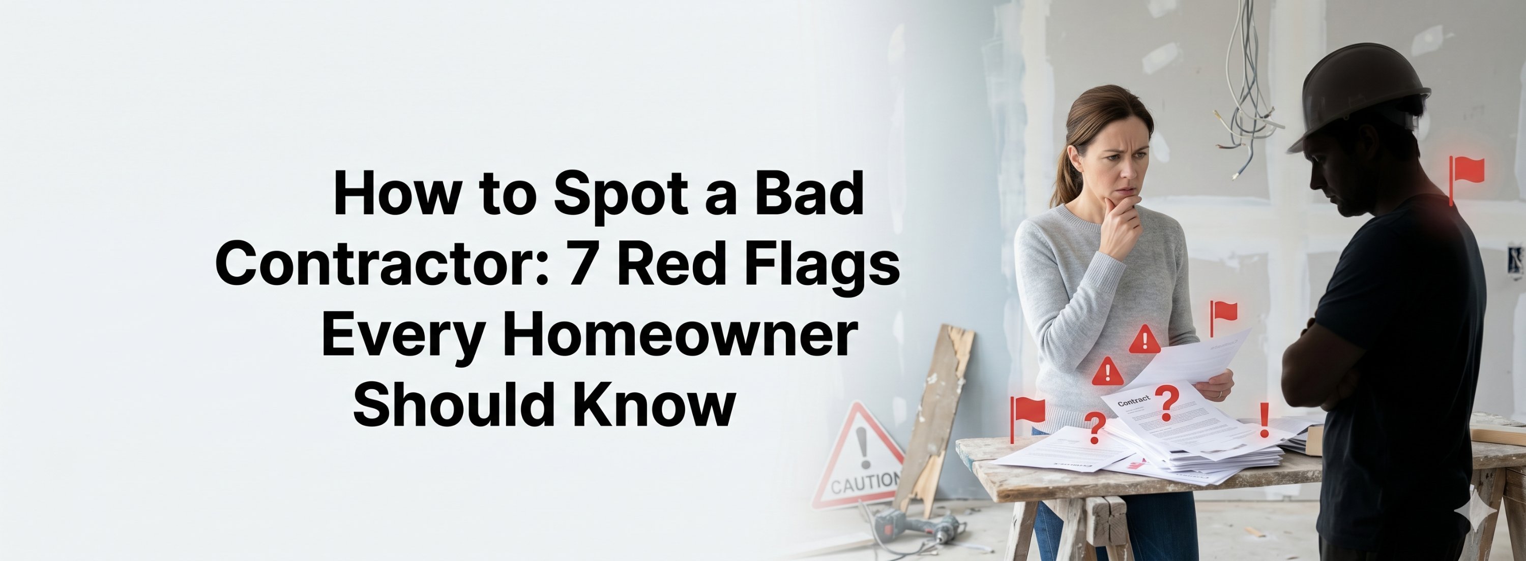 How to Spot a Bad Contractor: 7 Red Flags Every Homeowner Should Know