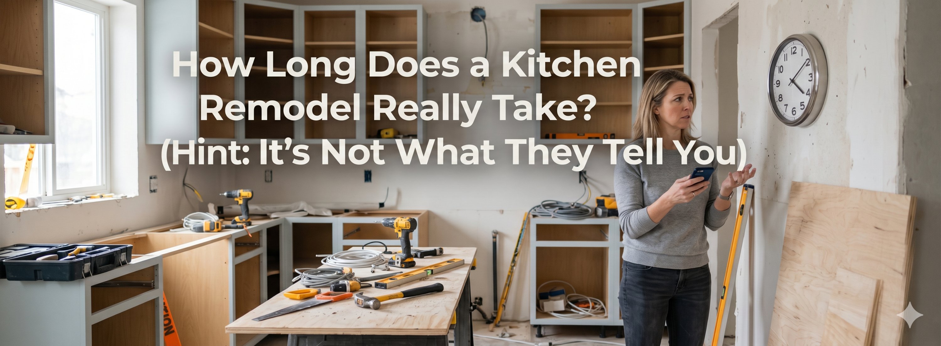 How Long Does a Kitchen Remodel Really Take? (Hint: It's Not What They Tell You)